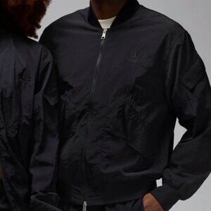 NEW NWT Jordan Renegade Essentials Men's Lightweight Black Bomber Jacket Nylon